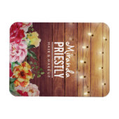 ウッド素朴フローラシックなストリングライトメイクアップサロン マグネット (横)