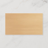 ウッド素朴フローラバタフライ結婚ズテーブル プレイスカード (裏面)