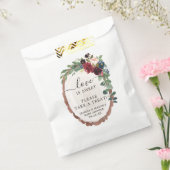 ウッド素朴ブライダルシャワー好意バッグラブズスウィート フェイバーバッグ (封をした状態)