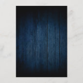 ウッド素朴ブルゴーニュフローラメイスンジャー結婚ズ エンクロージャーカード (裏面)