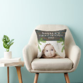 ウッド素朴ベビーの初めてのクリスマス写真 クッション (椅子)