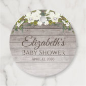 ウッド素朴ベビーバ感謝していニー フェイバータグ (裏面)