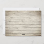 ウッド素朴ボタニカルパインリースNOEL 1写真 シーズンカード (裏面)