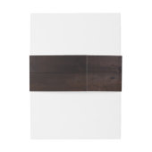 ウッド素朴ボホフローラカントリーウェディングモノグラム 招待状ベリーバンド (裏面例)