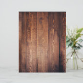 ウッド素朴ボードクラフト紙 (スタンド正面)