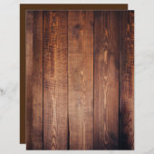 ウッド素朴ボードクラフト紙 (正面/裏面)