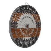 ウッド素朴マーケティング建築カーペンター ダーツボード (正面左)