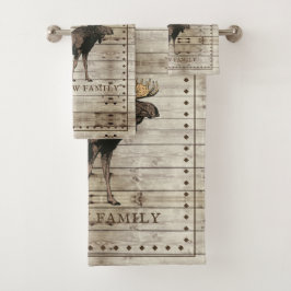 ウッド素朴ムースタオル バスタオルセット