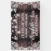 ウッド素朴メイスンジャールライト研究科 横断幕 (縦)