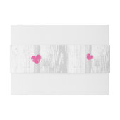 ウッド素朴メイスン結婚ジャーの封筒腹バンド 招待状ベリーバンド (裏面例)