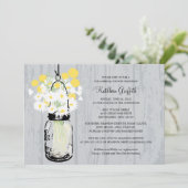 ウッド素朴メイソンのヤワイルドフラワーズ 招待状 (スタンド正面)