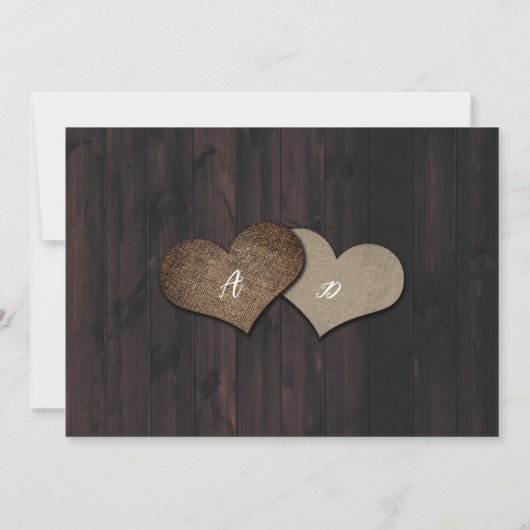 ウッド素朴メイソンの瓶ヒマワリは日付カードを保存 セーブザデート (裏面)