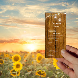 ウッド素朴メイソンジャーぶら下がったズライツディナー メニュー