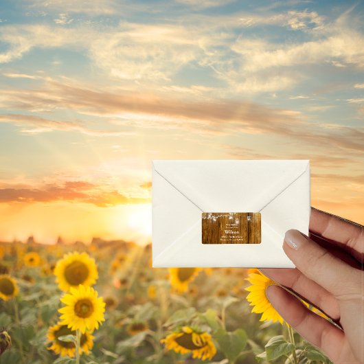 ウッド素朴メイソンジャーぶら下がったズ光差出人住所 ラベル