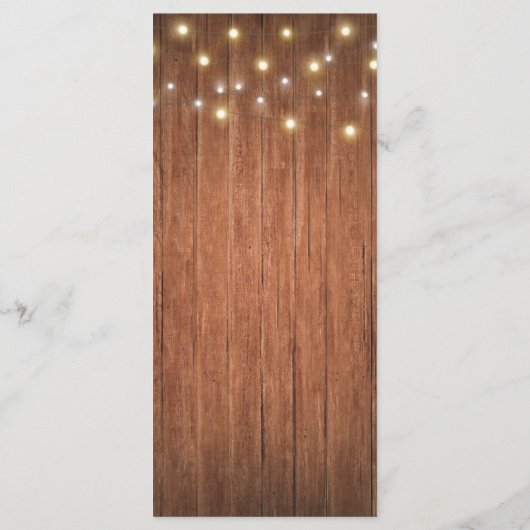 ウッド素朴メイソンジャールブルゴーニュフローラのメ結婚ニュー プログラム (裏面)