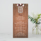 ウッド素朴メイソンジャールブルゴーニュフローラのメ結婚ニュー プログラム (スタンド正面)