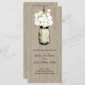 ウッド素朴メイソンJARおよびデイジープログラム プログラム (正面/裏面)