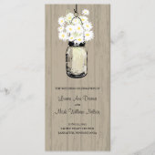 ウッド素朴メイソンJARおよびデイジープログラム プログラム (正面)