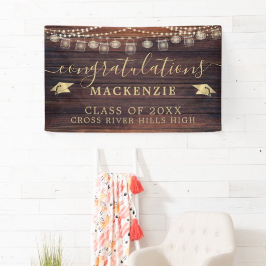 ウッド素朴ライツメイスンジャーズ卒業 横断幕 (インサイチュ)