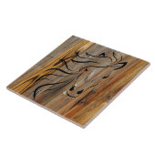 ウッド素朴ルックワイルドホース タイル (側面)