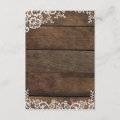 ウッド素朴レースカントリー除草詳細 エンクロージャーカード (裏面)