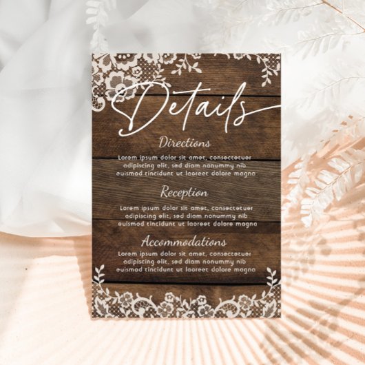 ウッド素朴レースカントリー除草詳細 エンクロージャーカード