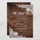 ウッド素朴レース発願リニューアル記念日 招待状 (正面/裏面)