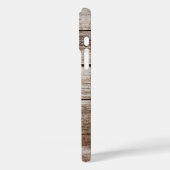 ウッド素朴ローレルカスタムモノグラムのiPhoneケース Case-Mate iPhoneケース (裏面 / 左)