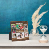 ウッド素朴ワールドの最高の叔母と叔父の写真8 フォトプラーク (インサイチュ)