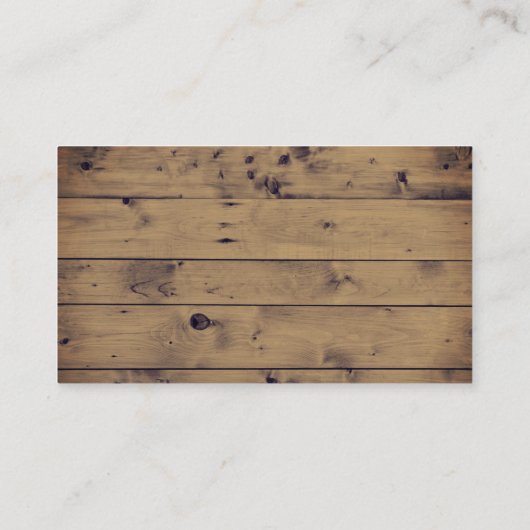 ウッド素朴ヴィンテージレー結婚スのレジストリ挿入 エンクロージャーカード (裏面)