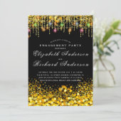 ウッド素朴婚約パーティ招待状とメイソン 招待状 (スタンド正面)