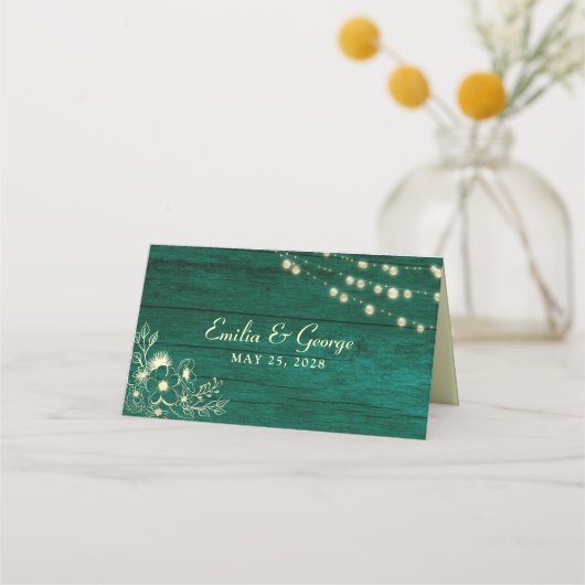 ウッド素朴座席表 プレイスカード (裏面)