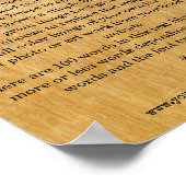 ウッド素朴引用文作家本 ポスター (角)