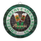 ウッド素朴応援ビーズシェナニガン ダーツボード (正面)