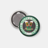 ウッド素朴応援ビーズシェナニガン マグネット (正面/裏面)