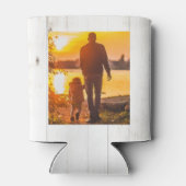 ウッド素朴最高のパパエバーフォトクーラーボックス 缶クーラー (裏面)