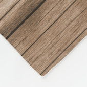 ウッド素朴最高のパパエバー4フォトコラージュ フリースブランケット (角)