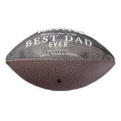 ウッド素朴最高のパパEver Father 3 Photo Collage アメリカンフットボール (回転270)