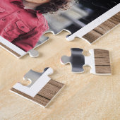 ウッド素朴最高のNANA 4フォトコラージュ ジグソーパズル (側面)