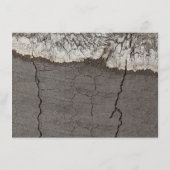 ウッド素朴樺の木バークツリー結婚ズ詳細 エンクロージャーカード (裏面)