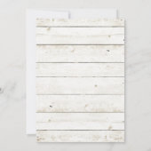 ウッド素朴秋パンプキン引っ越し祝いパーティー 招待状 (裏面)