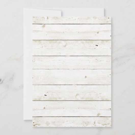 ウッド素朴秋パンプキン引っ越し祝いパーティー 招待状 (裏面)