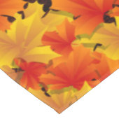 ウッド素朴紅葉カボチャ テーブルクロス (アングル)