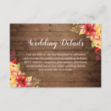 ウッド素朴紅葉フローラ結婚詳細