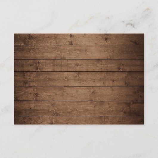 ウッド素朴紅葉フローラ結婚詳細 エンクロージャーカード (裏面)