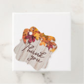 ウッド素朴紅葉ブライダルシャワー フェイバータグ (インサイチュ)