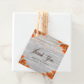 ウッド素朴紅葉ライトサンキュー結婚ズ フェイバータグ (インサイチュ)