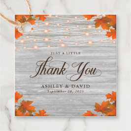 ウッド素朴紅葉ライトサンキュー結婚ズ フェイバータグ