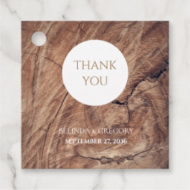 ウッド素朴結婚ズ フェイバータグ