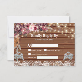 ウッド素朴赤ちゃんの息ひもライトレース 出欠カード